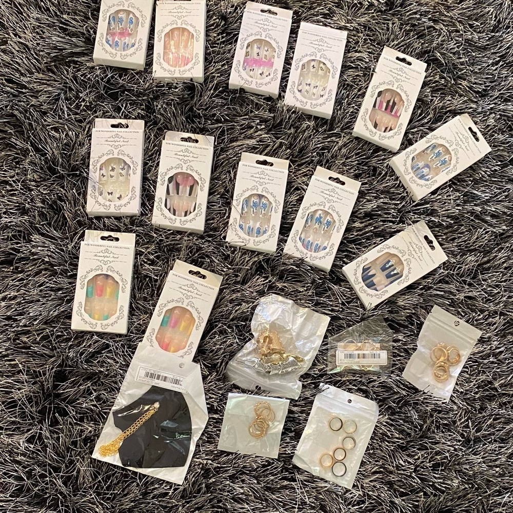 Nails, Rings,Face Mask Bundle Take Them All